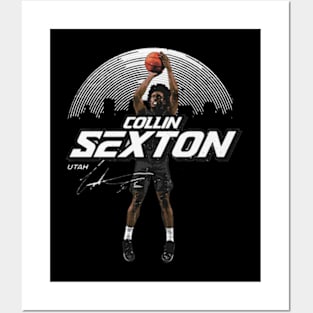 Collin Sexton Utah Skyline Posters and Art